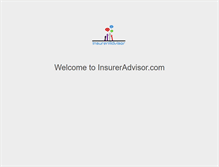 Tablet Screenshot of insureradvisor.com